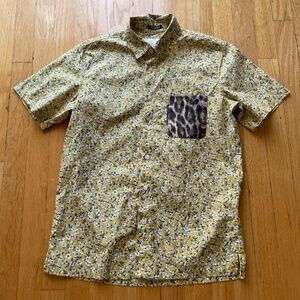 R13 LIBERTY OF LONDON SUMMER CAMP SHIRT 100% COTTON SIZE XS